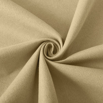 Joydeco Blackout Curtains Linen 100% Blackout Curtain for Bedroom, Rod Pocket & Back Tabs Window Drapes 2 Panels Set