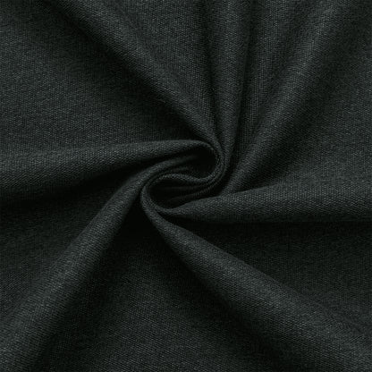 Joydeco Blackout Curtains Linen 100% Blackout Curtain for Bedroom, Rod Pocket & Back Tabs Window Drapes 2 Panels Set
