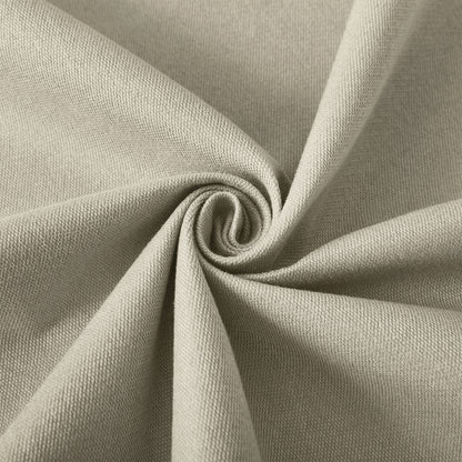 Joydeco Blackout Curtains Linen 100% Blackout Curtain for Bedroom, Rod Pocket & Back Tabs Window Drapes 2 Panels Set