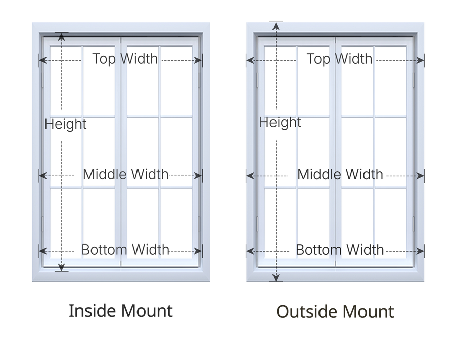 Window Measuremnet Shades Measurement | Step-by-Step Window Treatments – Joydeco
