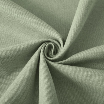 Joydeco Blackout Curtains Linen 100% Blackout Curtain for Bedroom, Rod Pocket & Back Tabs Window Drapes 2 Panels Set