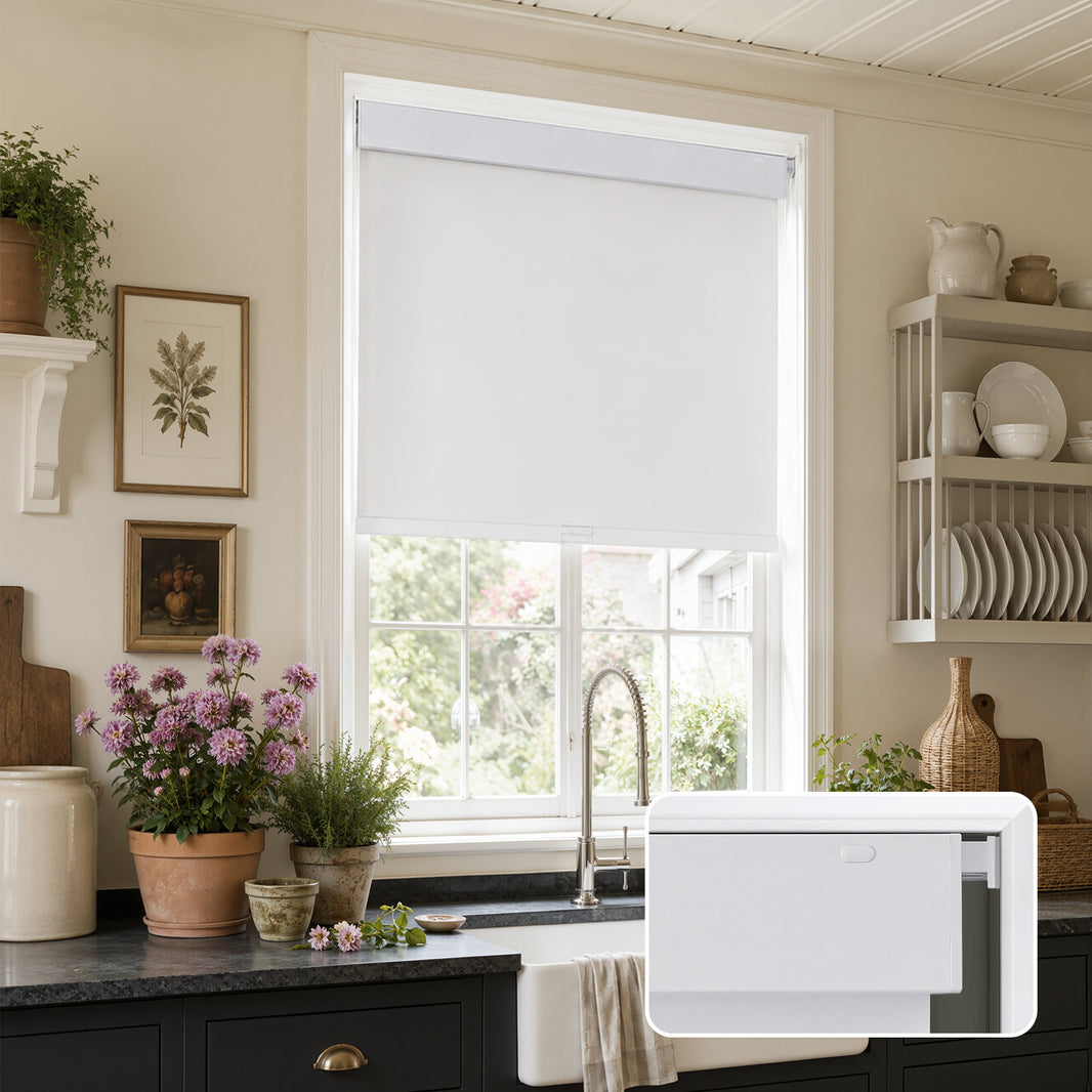 Sutton No-Drill Blackout Roller Shade