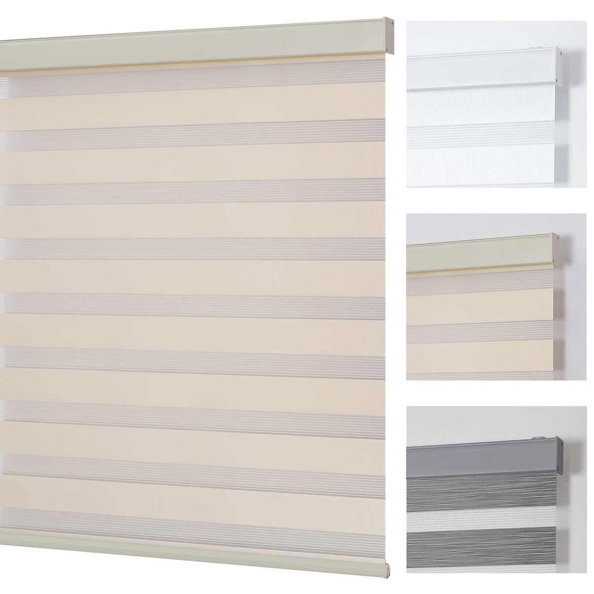 Free-Stop Zebra Blinds for Windows