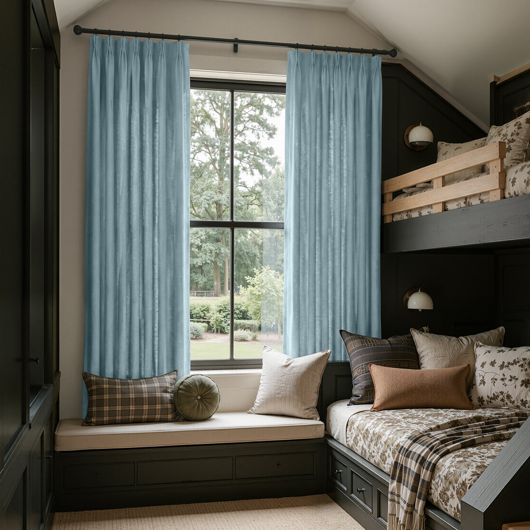 Finley Cotton Blend Textured Curtain
