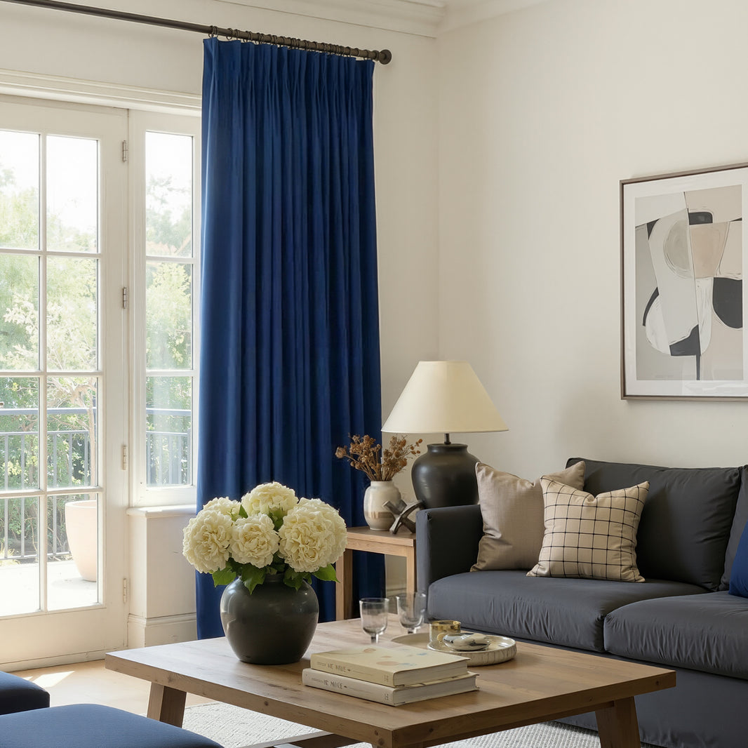 Rideaux en velours personnalisés Joydeco