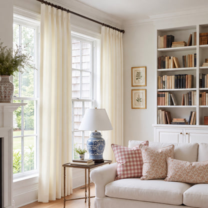 Cortinas opacas de lino Joydeco Flaxaline