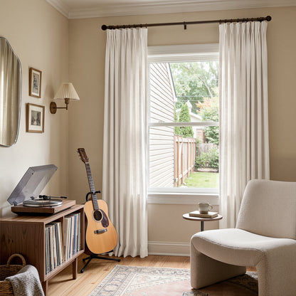 Elara Textured Linen Blend Drape