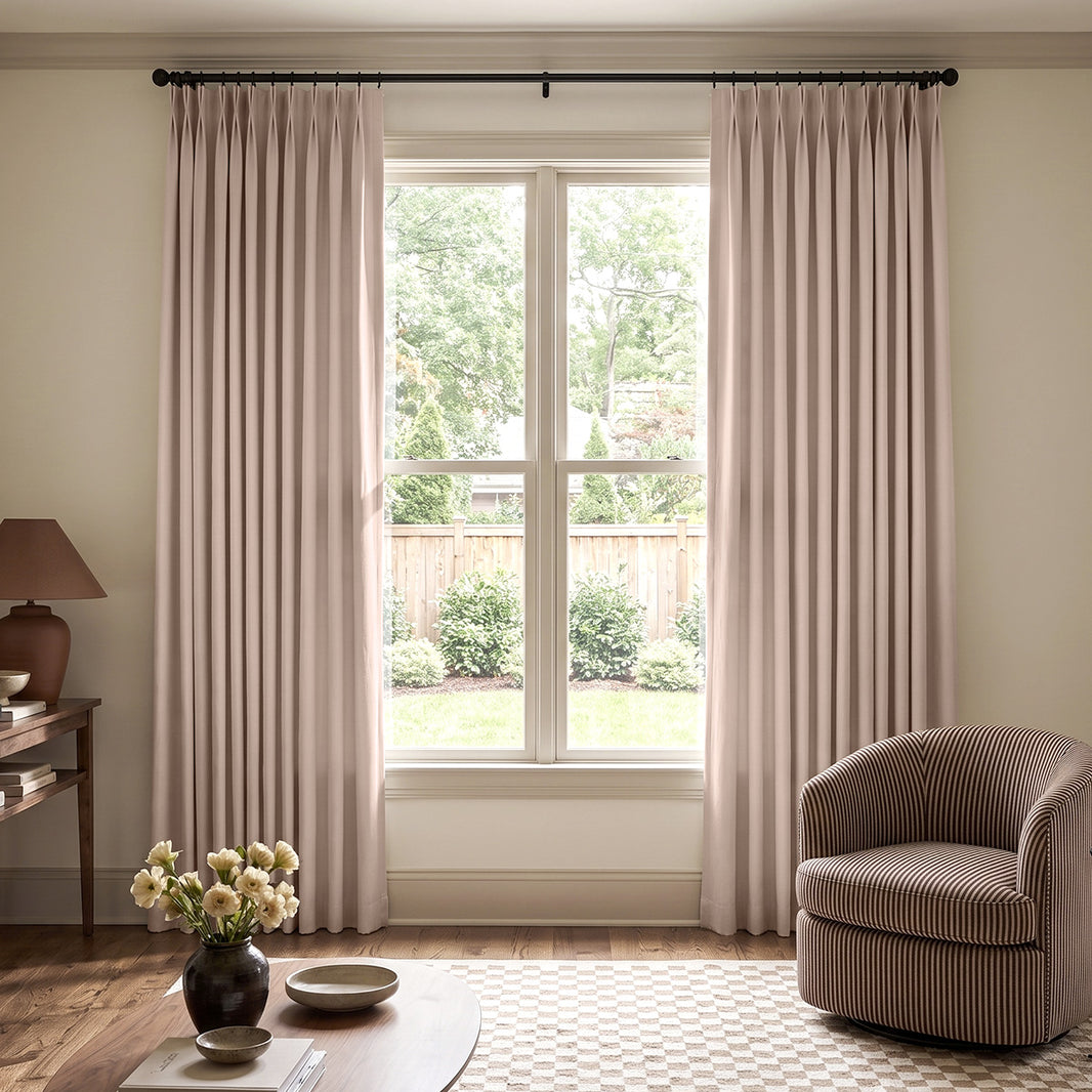 Blake Linen Look Blackout Curtain