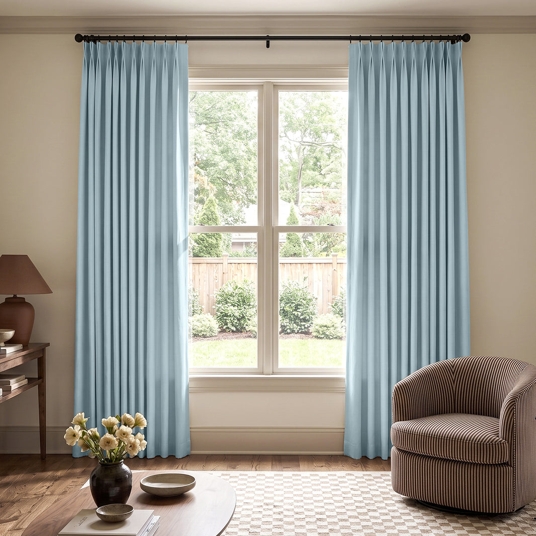 Blake Linen Look Blackout Curtain