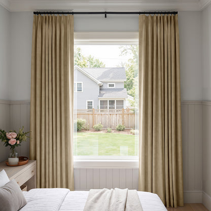 Dune Slub Linen Look Blackout Curtain