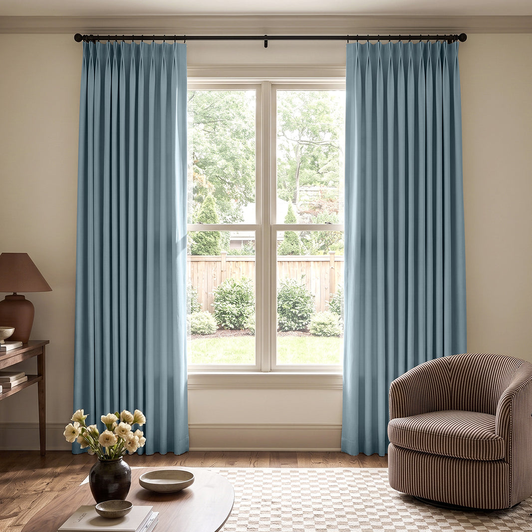Blake Linen Look Blackout Curtain