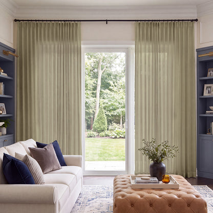 Summit Heavyweight Linen Look Curtain