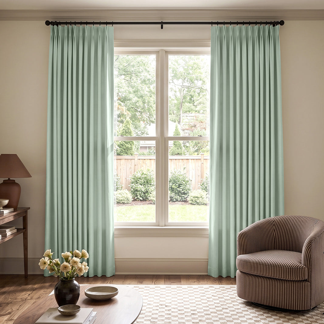 Blake Linen Look Blackout Curtain