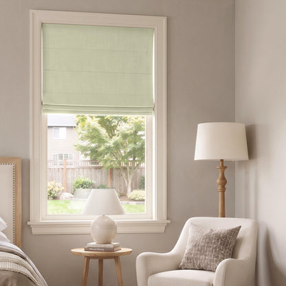 Langley Double-Sided Chenille Room Darkening Roman Shade