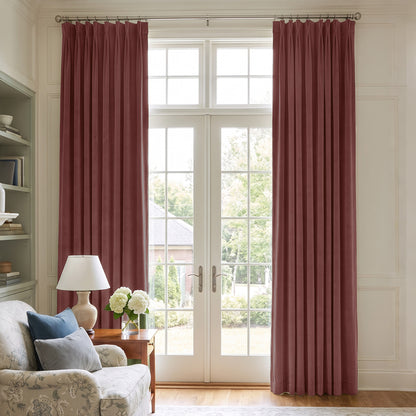 Plush Velvet Room Darkening Curtain