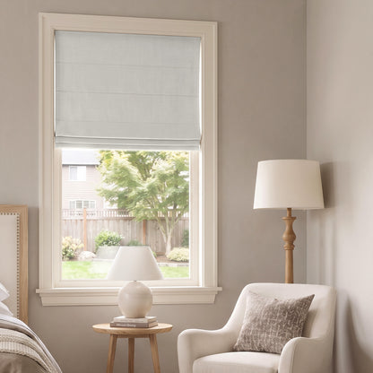 Langley Double-Sided Chenille Room Darkening Roman Shade