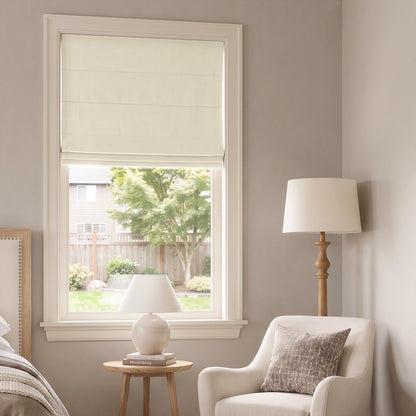 Langley Double-Sided Chenille Room Darkening Roman Shade