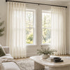 Hazel Linen Blend Sheer Curtain