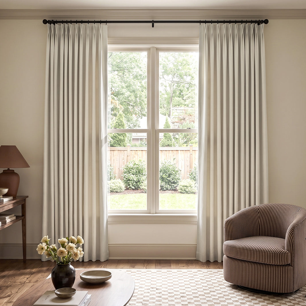 Blake Linen Look Blackout Curtain