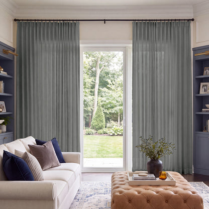 Summit Heavyweight Linen Look Curtain
