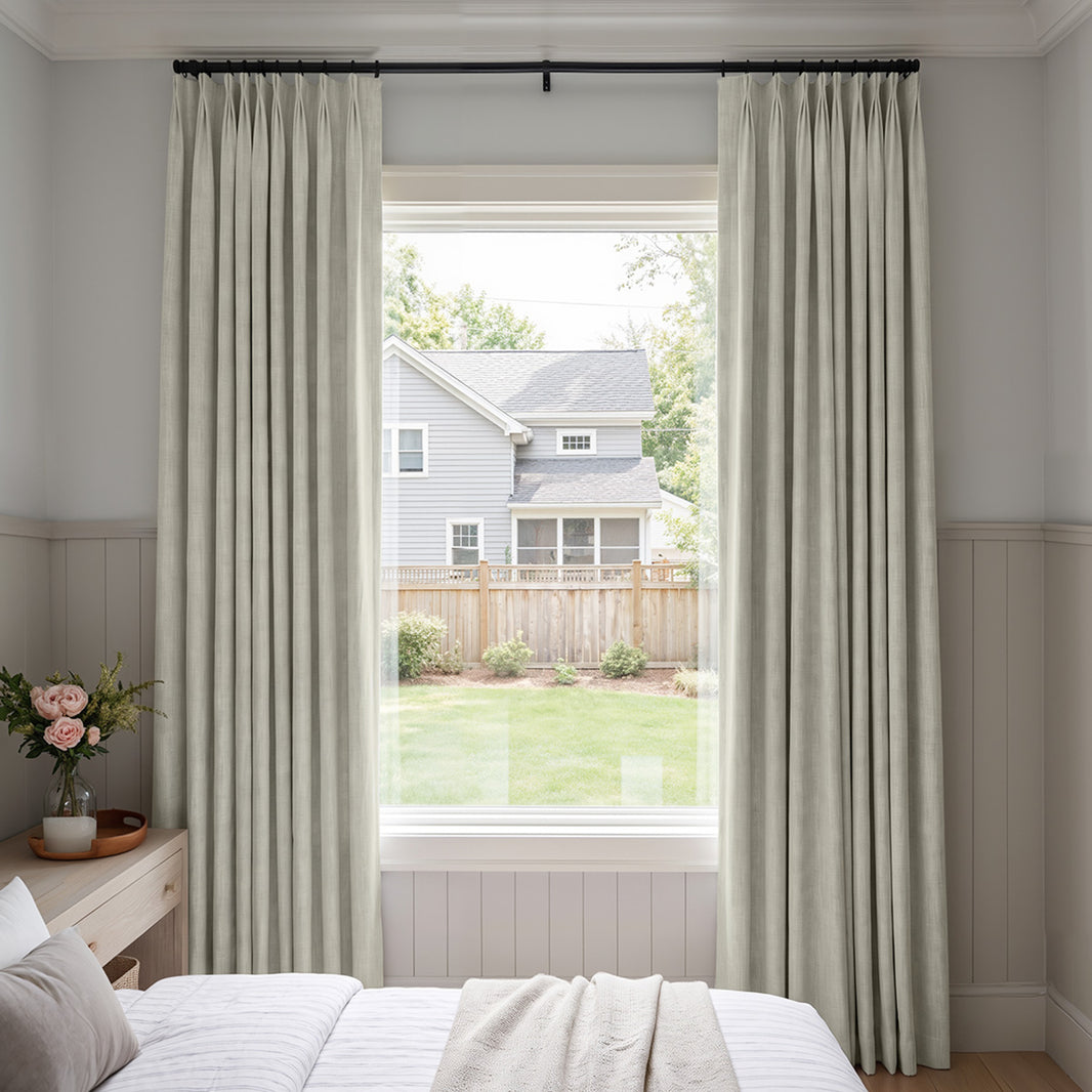 Dune Slub Linen Look Blackout Curtain