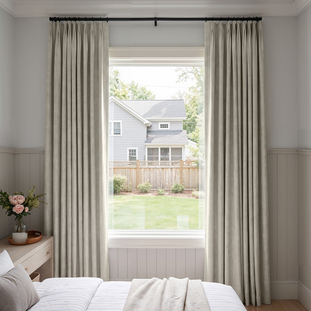 Dune Slub Linen Look Blackout Curtain