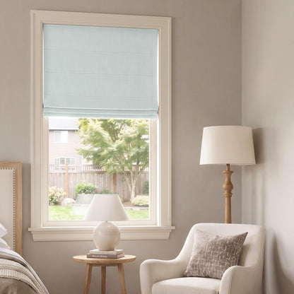 Langley Double-Sided Chenille Room Darkening Roman Shade