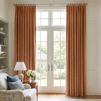 Plush Velvet Room Darkening Curtain