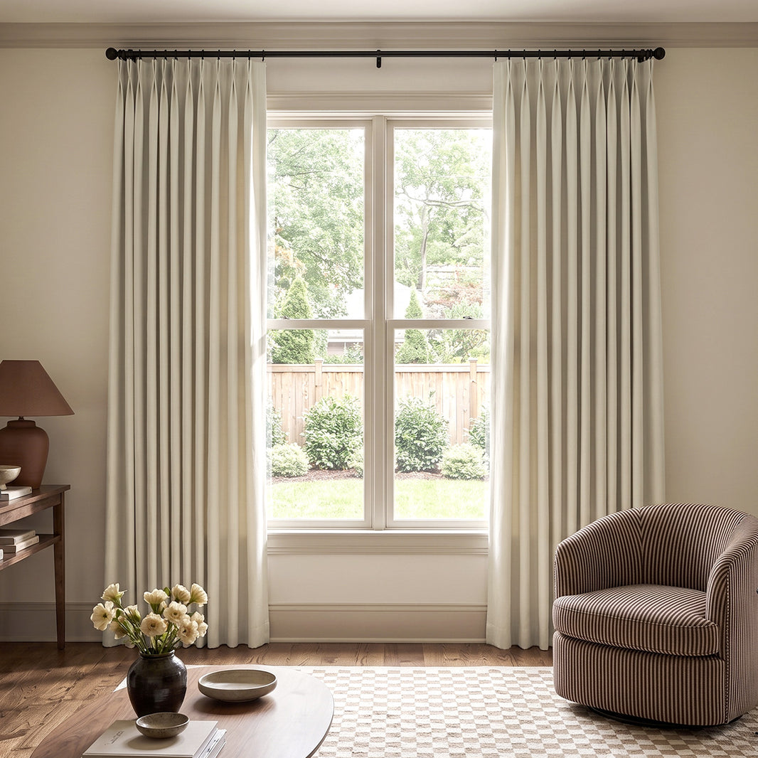 Blake Linen Look Blackout Curtain
