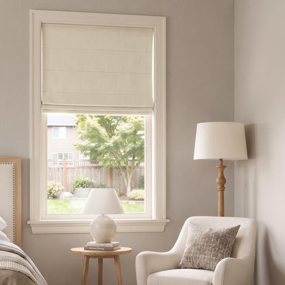 Langley Double-Sided Chenille Room Darkening Roman Shade