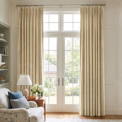 Plush Velvet Room Darkening Curtain