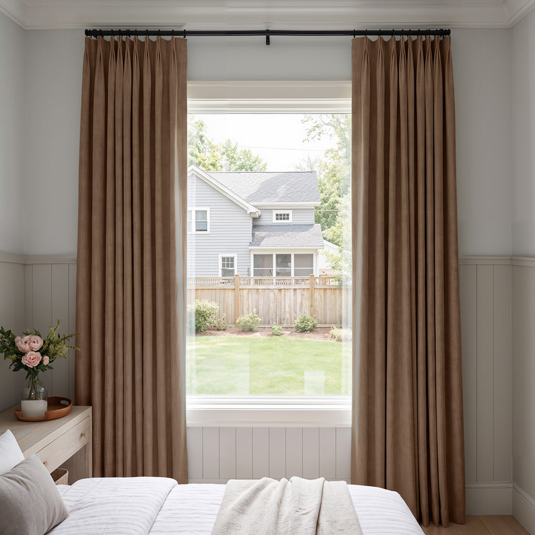 Dune Slub Linen Look Blackout Curtain