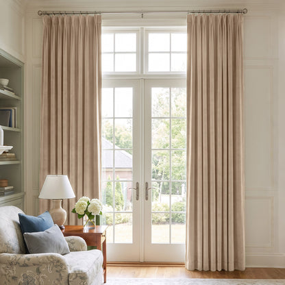 Plush Velvet Room Darkening Curtain