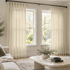 Hazel Linen Blend Sheer Curtain