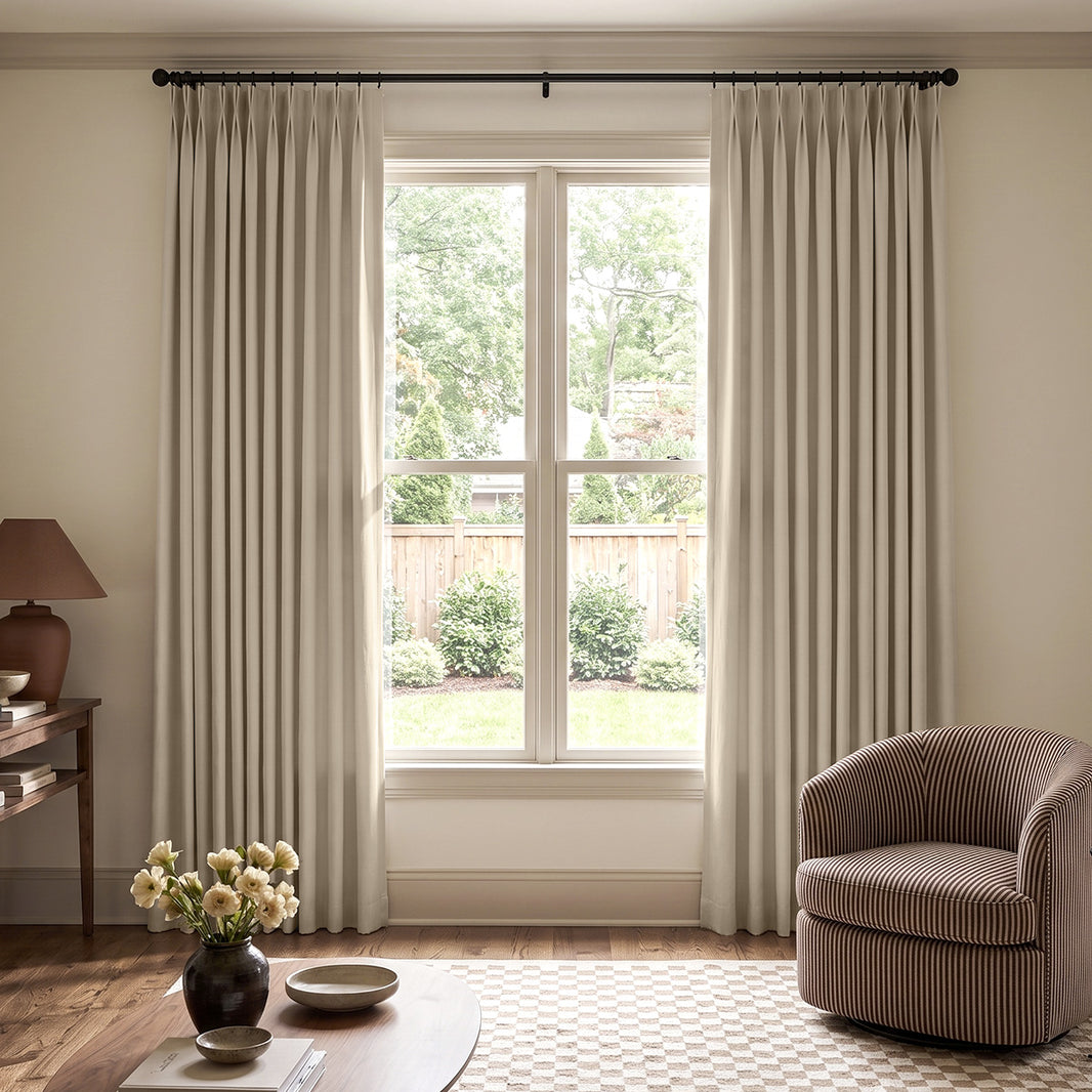 Blake Linen Look Blackout Curtain