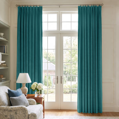 Plush Velvet Room Darkening Curtain