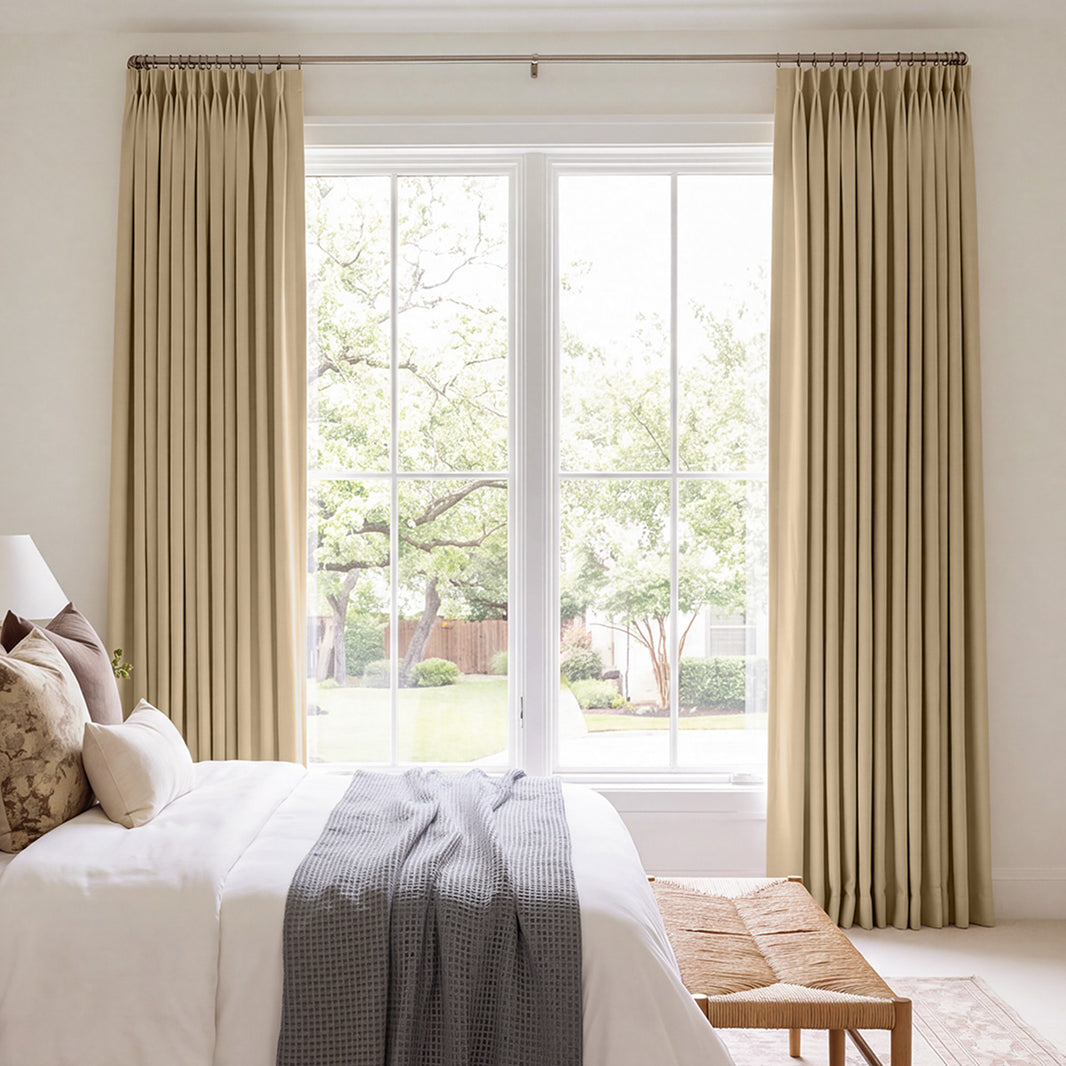 Nest Double-Sided Textured Blackout Curtain