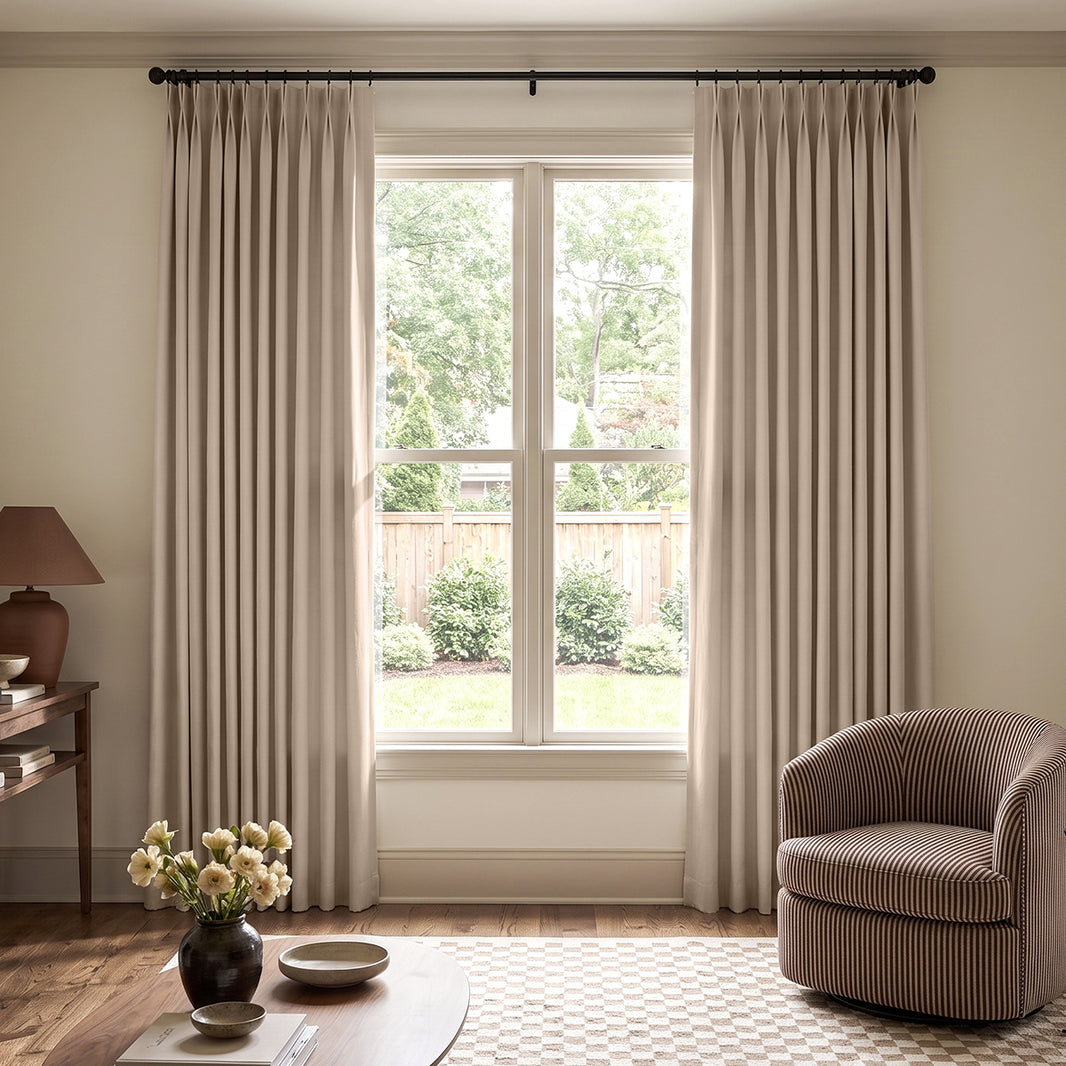 Blake Linen Look Blackout Curtain