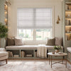 Avery Textured Linen Blend Light Filtering Roman Shade