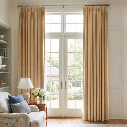 Plush Velvet Room Darkening Curtain