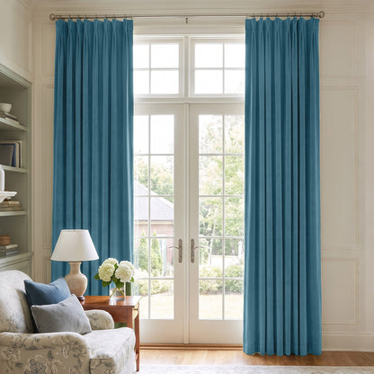Plush Velvet Room Darkening Curtain