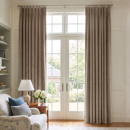 Plush Velvet Room Darkening Curtain