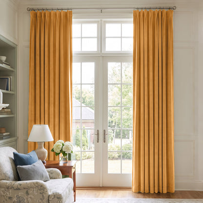 Plush Velvet Room Darkening Curtain