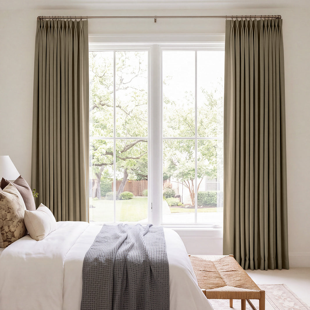 Nest Double-Sided Textured Blackout Curtain