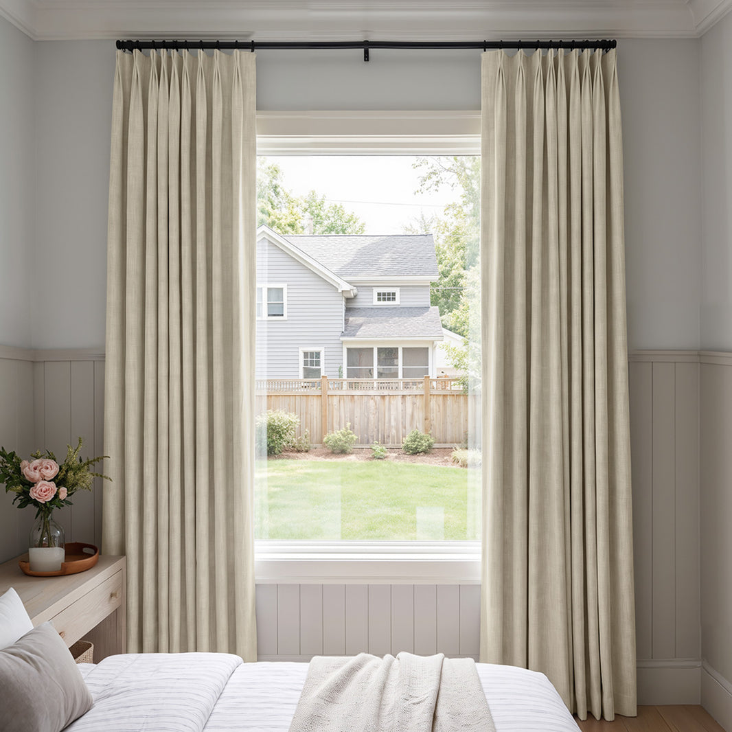 Dune Slub Linen Look Blackout Curtain