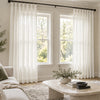 Hazel Linen Blend Sheer Curtain