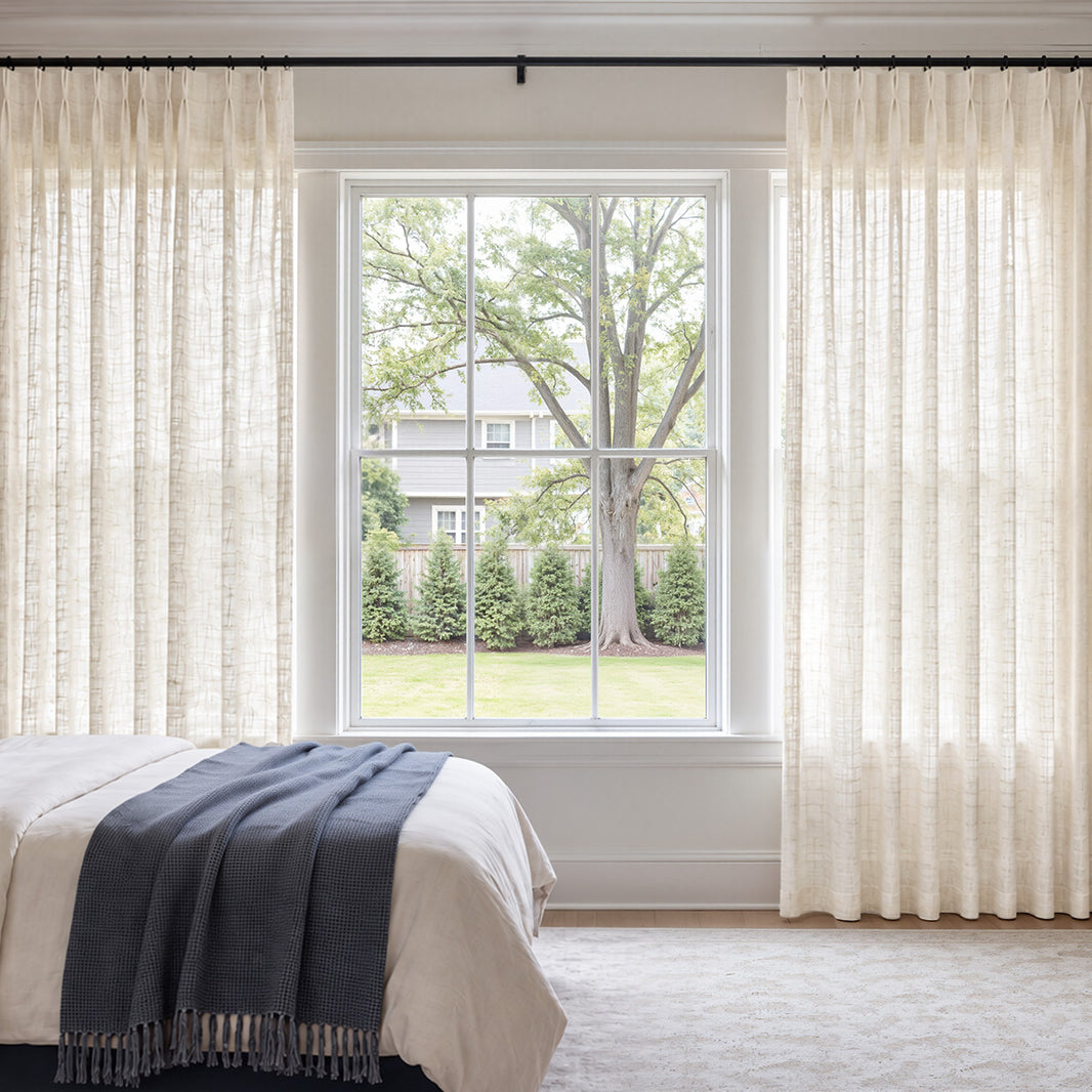 Mist Linen Blend Sheer Curtain