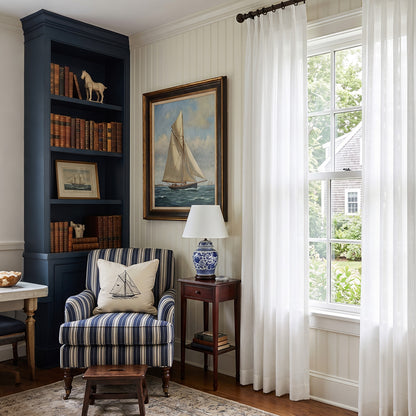 Lily Plain Weave Sheer Curtain