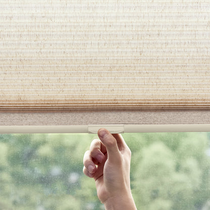 Eden Linen Blend No-Drill Light Filtering Cellular Shade