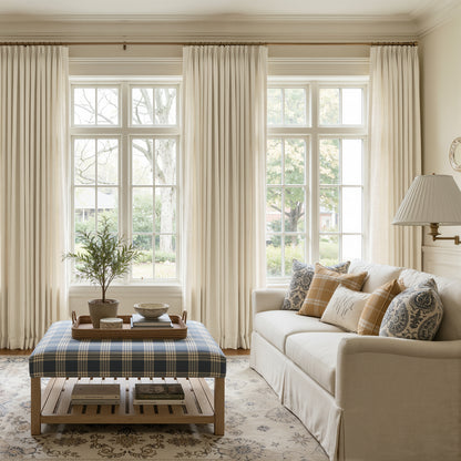 Rowan Light Filtering Linen Curtain